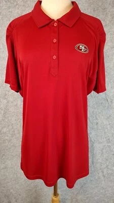 Camisa San Francisco 49er Dry Tex Mujer Talla M Polo An 49ers Puntadas Parche Rojo Foto 1 de 4