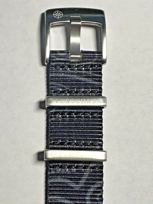 Топографический ремешок Forscher 20 мм с одним проходом из баллистического нейлона (черный) - Изображение 1 из 3