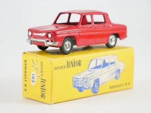 Dinky Toys Junior N° 103 Renault R8 Poco Frequente In Scatola 1/43 - Foto 1 di 12