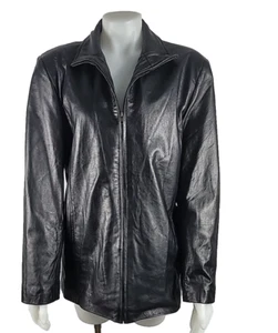 Neu mit Etikett - Canyon Outback Damenjacke schwarz Lammleder Reißverschluss Größe Large - Bild 1 von 6