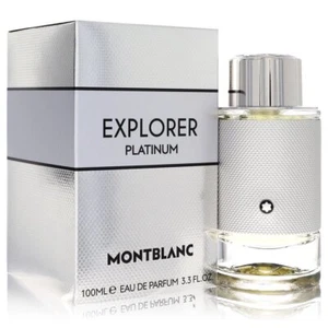 Montblanc Explorer Platinum by Mont Blanc Eau De Parfum Spray 3.4 oz For Men - Picture 1 of 5