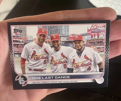 Combos One Last Dance Black /71 Topps 2022 Pujols Molina Veteran - Imagem 1 de 2