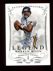 2014 Panini National Treasures #180 Legend - Warren Moon #/99 🏈 HOF - Bild 1 von 3