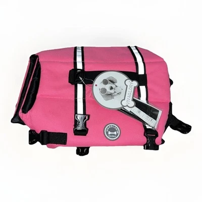 Vivaglory Dog Life Jacket Vest with Rescue Handle, Bright Pink, Small - Изображение 1 из 4
