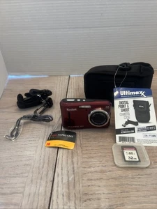 Kodak Pixpro FZ45 4X Optical Friendly Zoom Digitalkamera ROT / Open Box - Bild 1 von 14
