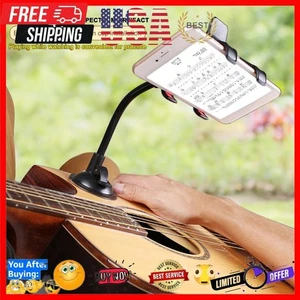 Plastic Guitar Mobile Phone Clip Support Sucker Portable for Singing Lyrics Song - Photo 1 sur 8