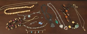 Vintage Lot of Costume Jewelry Bracelets Pendants Necklaces READ - Picture 1 of 14