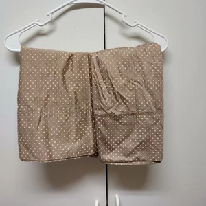 Charisma Hudson Dots King Pillowcase Polka Cottage Neutral 100% Cotton Sateen - Picture 1 of 5