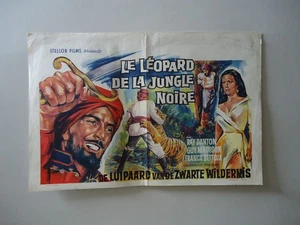 RAY DANTON/SANDOKAN/le leopard de la jungle noire/ F25A/affiche belge - Picture 1 of 1