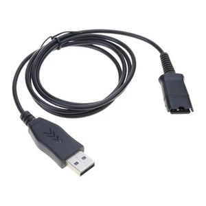 USB Adapter For Quick Disconnect Headsets (QD) PC Seamlessly Connectivity - Zdjęcie 1 z 8