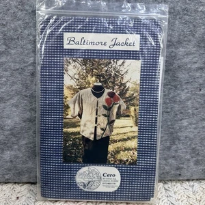 NWT Cero Baltimore Jacket Pattern UNCUT Vintage Size 8-10-12 Quilted Ruched - Picture 1 of 3