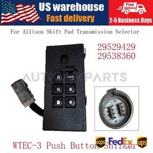 Shift Pad Transmission Selector WTEC-3 Push Button Shifter For Allison - Picture 1 of 6