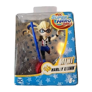 DC Comics Super Hero Girls Harley Quinn Mini Vinyls NIB Gift Collectible Mattel  - Picture 1 of 7