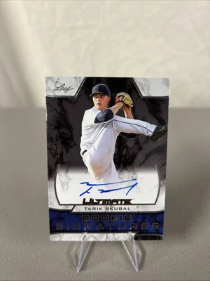 Tarik Skubal 2019 Leaf Ultimate Draft Rookie Signatures Silver RC Auto Tigers - Image 1 of 4