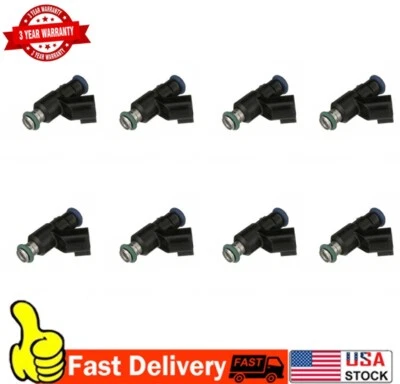 Inyector de combustible 8 piezas para Chevrolet Avalanche 5,3 L V8 2010 2011 2012 2013 Cheyenne Foto 1 de 4