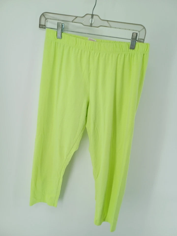Leggings No Boundaries Junior Capri Verde Neón Grande 11-13 Cómodos Suaves Verano Foto 1 de 4