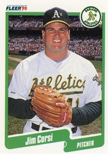 1990 Fleer #4 Jim Corsi Excellent