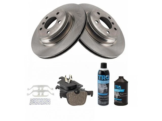 Kit de pastillas de freno trasero y rotor para BMW 340i GT xDrive 2017-2019 2018 CY931QB Foto 1 de 1