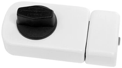 Kastenschloss 50 Zusatzschloss Türzusatzschloss Kastenzusatzschloss Weiss. - Bild 1 von 2