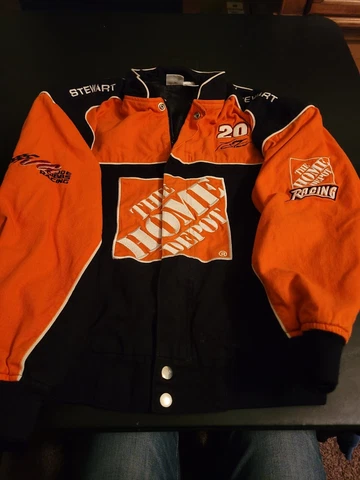 Vintage Winners Circle Tony Stewart #20 Home Depot Joe Gibbs Jacket YOUTH M Cover