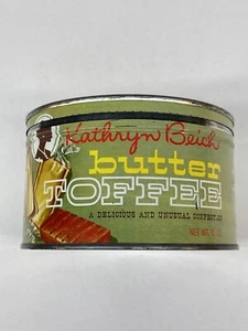 Kathryn Beich Butter Toffee Metal Can No Key Bloomington IL  50,60’s Very Clean - Picture 1 of 7
