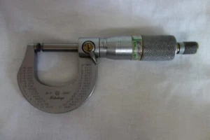 MITUTOYO OUTSIDE MICROMETER 0-1" Ratchet Stop Japan. - Picture 1 of 5