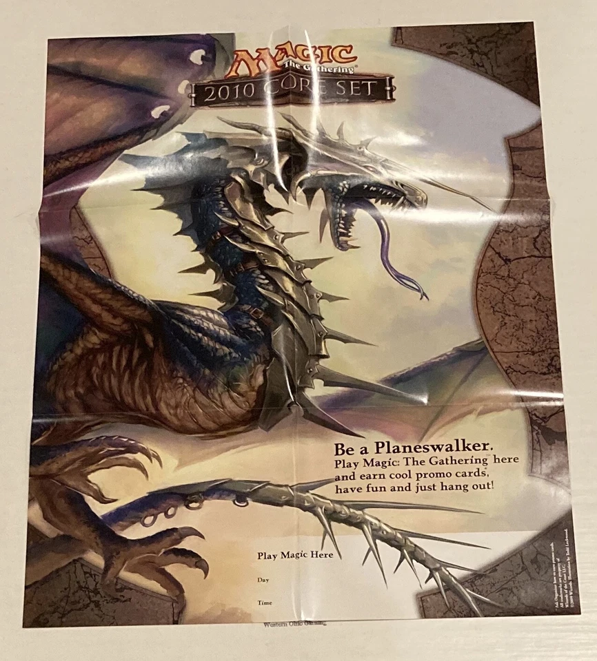 Magic MTG Magic 2010 Be A Planeswalker Promotional Poster NEW READ M10 TCG CCG - Image 1 of 1