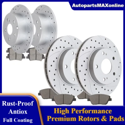 Rotores de freno delanteros pastillas de freno de cerámica para Kia Optima Hyundai Sonata 2011-2015 Foto 1 de 4