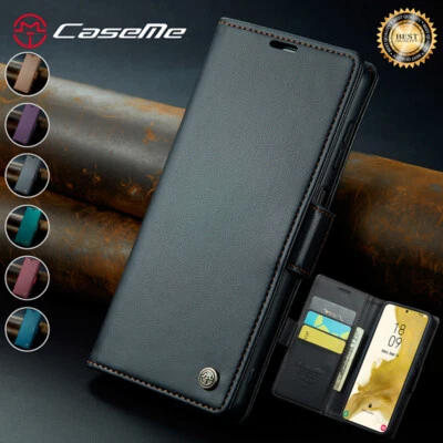 Leather Case Cover for Samsung S24/S24+/S23/S23+/S23 FE Ultra Card Flip Wallet - Image 1 of 4