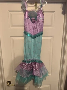 NWOT Disney Store Ariel Little Mermaid Costume Child Size Medium 7/8 Singing - Picture 1 of 24