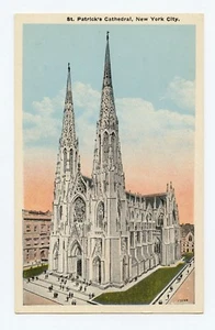 Postal a color de la Catedral de San Patricio, Nueva York, Nueva York - Imagen 1 de 2