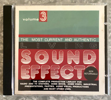 Bainbridge Current Authentic Living Sound Effects Vol 3 CD NASA Excellent Disc