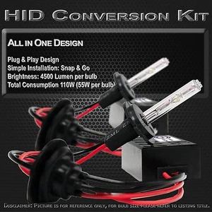 Stark 55W HID Lights Slim Xenon All-in-1 Head Light Kit - H7 8000k Ice Blue (B) - Bild 1 von 3