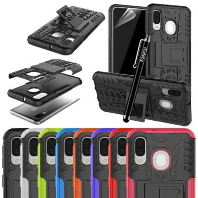 ICATCHY Galaxy A20E A50 A30 A40 A70 A10 Handyhülle Panzerung stoßfeste Abdeckung für Samsung