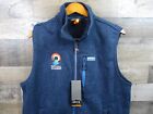 Orvis Sweater Vest Mens Large Blue Fleece Warm Recycled Poly Lightweight Outdoor