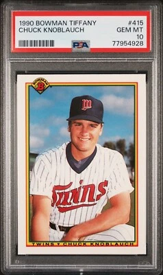 Bowman Tiffany #415 1990 mandril ajo - PSA 10 Foto 1 de 2