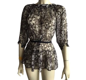 Blusa Zara 100% seda manga 3/4 talla M - Imagen 1 de 6