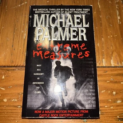 Vintage 1996 Extreme Measures by Michael Palmer, Bantam Books PB Thriller F22 Foto 1 de 4