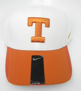 TEXAS LONGHORNS NCAA 2-TONE NIKE DRI-FIT LEGACY WHITE STRAPBACK CAP HAT NEW! - Picture 1 of 8