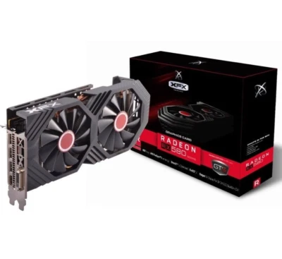 🔥 Brand New🔥 XFX RX 580 GTS BLACK OC+ 8GB GDDR5 Graphics Card