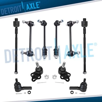 10pc Front Rear Sway Bar Inner Outer Tierod for Infiniti QX4 Nissan Pathfinder - Image 1 of 4