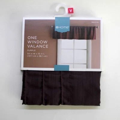 Window Valance Target Home 54" x 15" Purple 100% Polyester New - Image 1 of 3