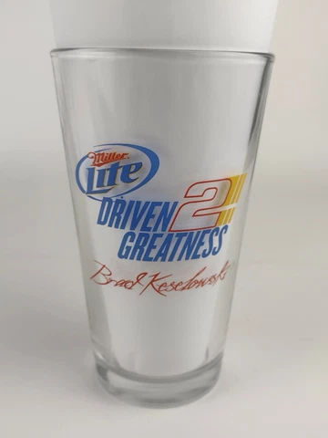 Miller Lite - NASCAR Brad Keselowski - Driven 2 Greatness Collectible Beer Glass Cover