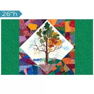 2,8 Yards Digitaler Baumwollstoff - QT Stoffe Seine Majestät der Baum Panel - Bild 1 von 2