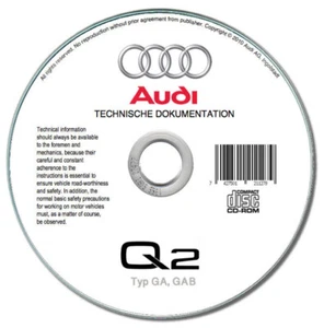 Audi Q2 (GA, GAB) 2016-2020  manuale officina su cd repair manual on cd - Foto 1 di 8