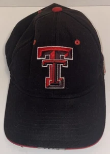 Texas Tech Red Raiders Adjustable Hat Black Zephyr NCAA Baseball Cap - Picture 1 of 14