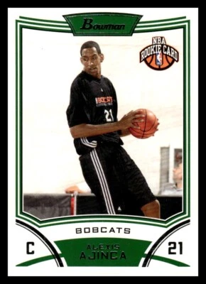 Alexis Ajinca 2008-09 Bowman #129 Charlotte Bobcats RC Basketball Card - Image 1 of 2