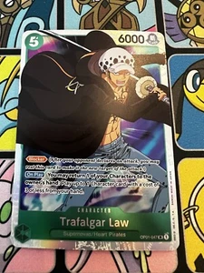 Trafalgar Law OP01-047 Foil SR PRB-01 Premium Booster English ONE PIECE NM+ - Picture 1 of 2