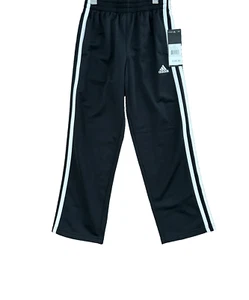 Adidas Track Training Pants Boys Color Caviar Black GAME AND GO Size 7 - Picture 1 of 5