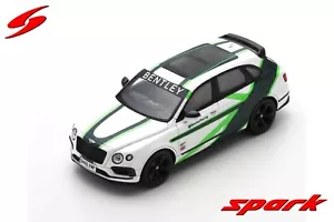 S7792 Spark: 1/43 Bentley Bentayga Limited GT3 livrea verde scuro e bianco 2019 - Foto 1 di 1